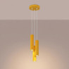Suspension KARBON 3P Jaune Sollux | 3 GU10 Design