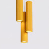 Suspension KARBON 3P Jaune Sollux | 3 GU10 Design