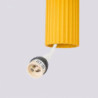 Suspension KARBON 3P Jaune Sollux | 3 GU10 Design