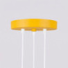 Suspension KARBON 3P Jaune Sollux | 3 GU10 Design
