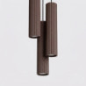 Suspension KARBON 3P Marron Sollux | 3 GU10 Design