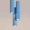 Suspension KARBON 3P Bleu Ciel Sollux | 3 GU10 Design