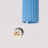 Suspension KARBON 3P Bleu Ciel Sollux | 3 GU10 Design