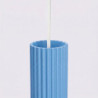 Suspension KARBON 3P Bleu Ciel Sollux | 3 GU10 Design