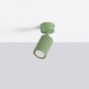 Plafonnier KARBON 1 Sauge Sollux | Spot GU10 Design
