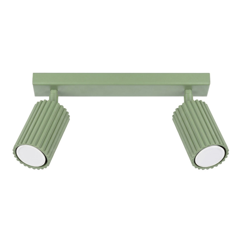 Plafonnier KARBON 2 Sauge Sollux | Spot GU10 Design
