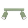 Plafonnier KARBON 2 Sauge Sollux | Spot GU10 Design