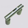 Plafonnier KARBON 2 Sauge Sollux | Spot GU10 Design