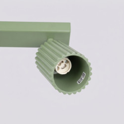 Plafonnier KARBON 2 Sauge Sollux | Spot GU10 Design