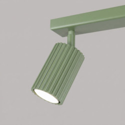 Plafonnier KARBON 2 Sauge Sollux | Spot GU10 Design