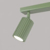 Plafonnier KARBON 2 Sauge Sollux | Spot GU10 Design