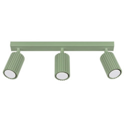 Plafonnier KARBON 3L Sauge Sollux | 3 Spots GU10 Design