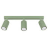 Plafonnier KARBON 3L Sauge Sollux | 3 Spots GU10 Design