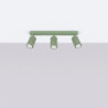 Plafonnier KARBON 3L Sauge Sollux | 3 Spots GU10 Design