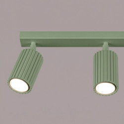 Plafonnier KARBON 3L Sauge Sollux | 3 Spots GU10 Design