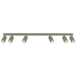 Plafonnier KARBON 6L Sauge Sollux | 6 Spots GU10 Design