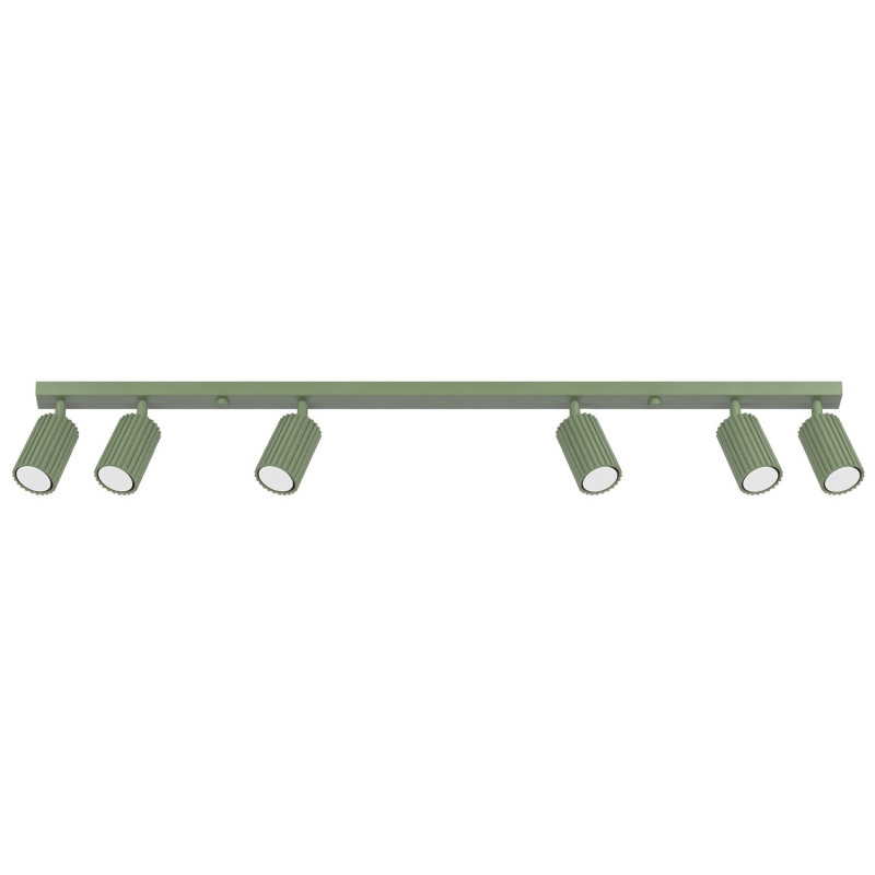 Plafonnier KARBON 6L Sauge Sollux | 6 Spots GU10 Design
