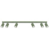 Plafonnier KARBON 6L Sauge Sollux | 6 Spots GU10 Design