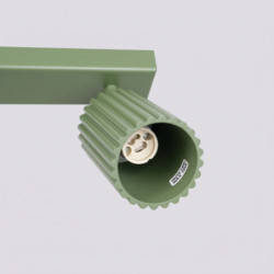 Plafonnier KARBON 6L Sauge Sollux | 6 Spots GU10 Design