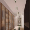 Plafonnier KARBON 6L Sauge Sollux | 6 Spots GU10 Design