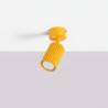 Plafonnier KARBON 1 Jaune Sollux | Spot GU10 Design