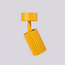 Plafonnier KARBON 1 Jaune Sollux | Spot GU10 Design