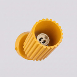 Plafonnier KARBON 1 Jaune Sollux | Spot GU10 Design