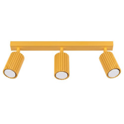 Plafonnier KARBON 3L Jaune Sollux | 3 Spots GU10 Design