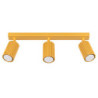 Plafonnier KARBON 3L Jaune Sollux | 3 Spots GU10 Design