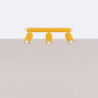 Plafonnier KARBON 3L Jaune Sollux | 3 Spots GU10 Design
