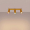 Plafonnier KARBON 3L Jaune Sollux | 3 Spots GU10 Design
