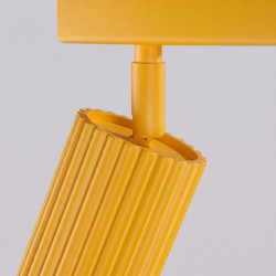 Plafonnier KARBON 3L Jaune Sollux | 3 Spots GU10 Design