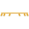 Plafonnier KARBON 6L Jaune Sollux | 6 Spots GU10 Design