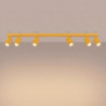 Plafonnier KARBON 6L Jaune Sollux | 6 Spots GU10 Design