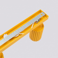 Plafonnier KARBON 6L Jaune Sollux | 6 Spots GU10 Design