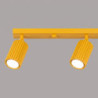 Plafonnier KARBON 6L Jaune Sollux | 6 Spots GU10 Design