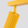 Plafonnier KARBON 6L Jaune Sollux | 6 Spots GU10 Design
