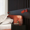Plafonnier KARBON 1 Rouge Sollux | Spot GU10 Design