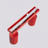 Plafonnier KARBON 2 Rouge Sollux | Spot GU10 Design