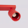 Plafonnier KARBON 2 Rouge Sollux | Spot GU10 Design