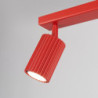 Plafonnier KARBON 2 Rouge Sollux | Spot GU10 Design