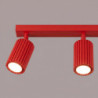 Plafonnier KARBON 3L Rouge Sollux | 3 Spots GU10 Design
