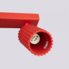 Plafonnier KARBON 6L Rouge Sollux | 6 Spots GU10 Design