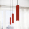 Plafonnier KARBON 6L Rouge Sollux | 6 Spots GU10 Design