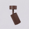 Plafonnier KARBON 1 Marron Sollux | Spot GU10 Design