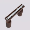 Plafonnier KARBON 2 Marron Sollux | Spot GU10 Design