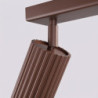 Plafonnier KARBON 2 Marron Sollux | Spot GU10 Design