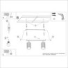 Plafonnier KARBON 2 Marron Sollux | Spot GU10 Design