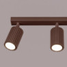 Plafonnier KARBON 3L Marron Sollux | 3 Spots GU10 Design