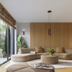 Plafonnier KARBON 3L Marron Sollux | 3 Spots GU10 Design
